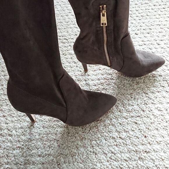 Joie Stretch Jemina B thigh boots in brown size 37 - Picture 7 of 14